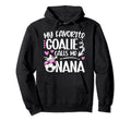 My Favorite Soccer Goalie Nana Soccer Hoodie - Minimalist Print Unisex