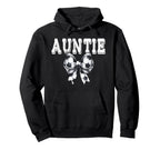 Coquette Soccer Bow Mom Sister Auntie Hoodie - Unique Graphic for Adults