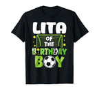 Soccer Lita Birthday Party Family Matching T-Shirt - Graphic Print Unisex