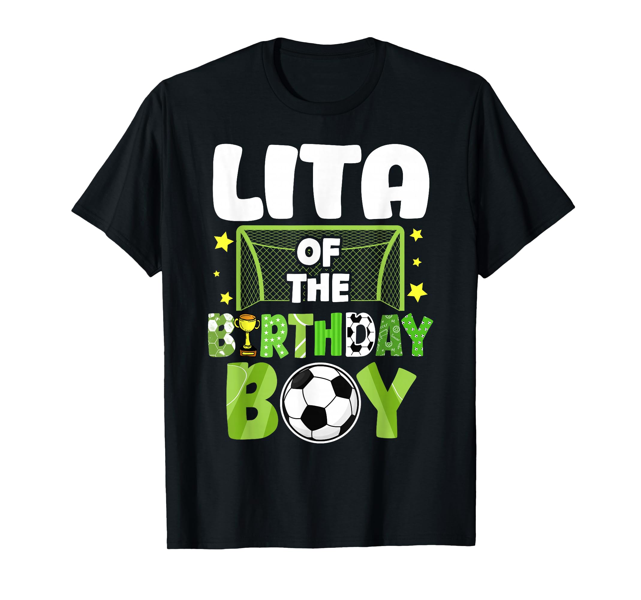 Soccer Lita Birthday Party Family Matching T-Shirt - Graphic Print Unisex