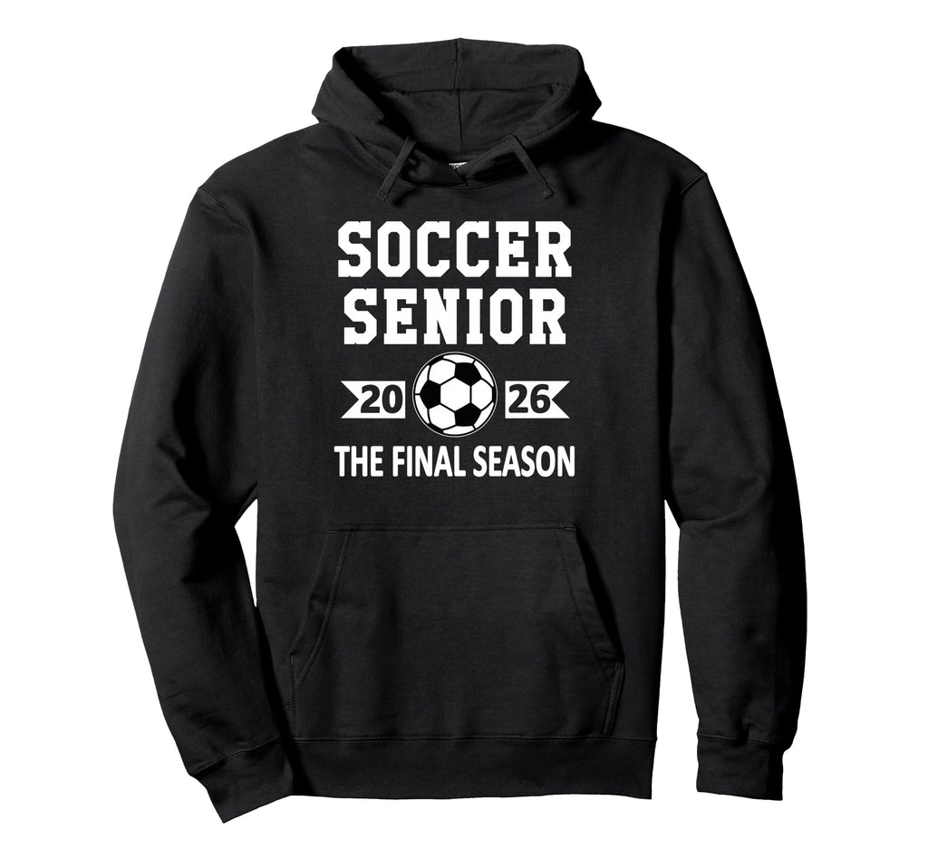 Senior Class 2026 Soccer Senior Night Hoodie - Minimalist Print for Adults