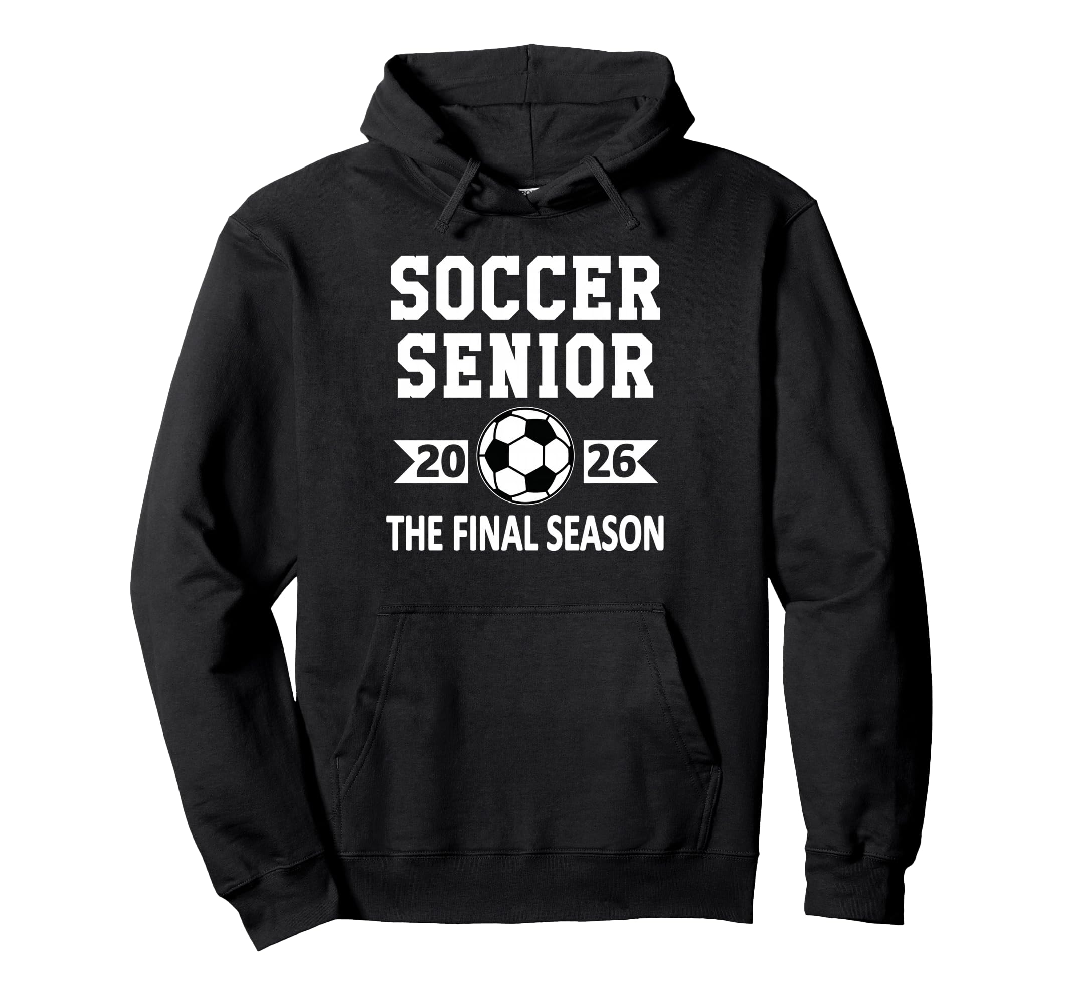 Senior Class 2026 Soccer Senior Night Hoodie - Minimalist Print for Adults