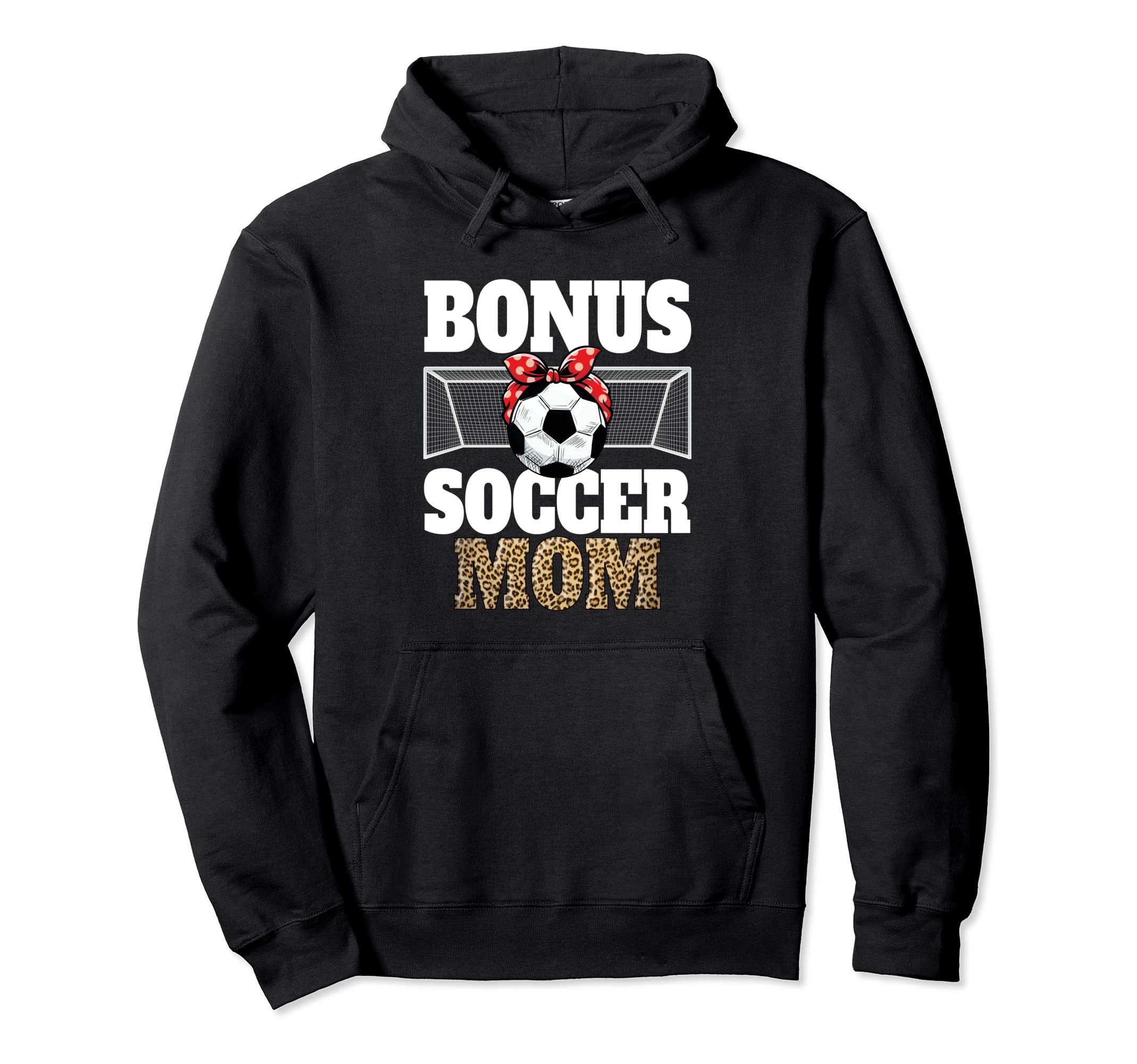 Bonus Soccer Mom Second Mom Hoodie - Casual Everyday Wear for Adults