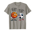 She Loves Me More Basketball Soccer T-Shirt - Graphic Print Unisex