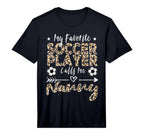 Mens My Favorite Soccer Player Calls Me T-Shirt - Graphic Print for Adults