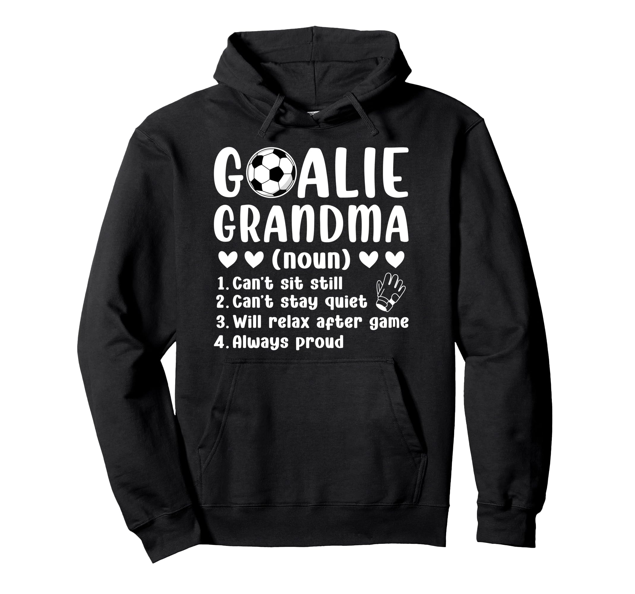 Soccer Goalie Grandma Definition Hoodie - Custom Art Print Men Women