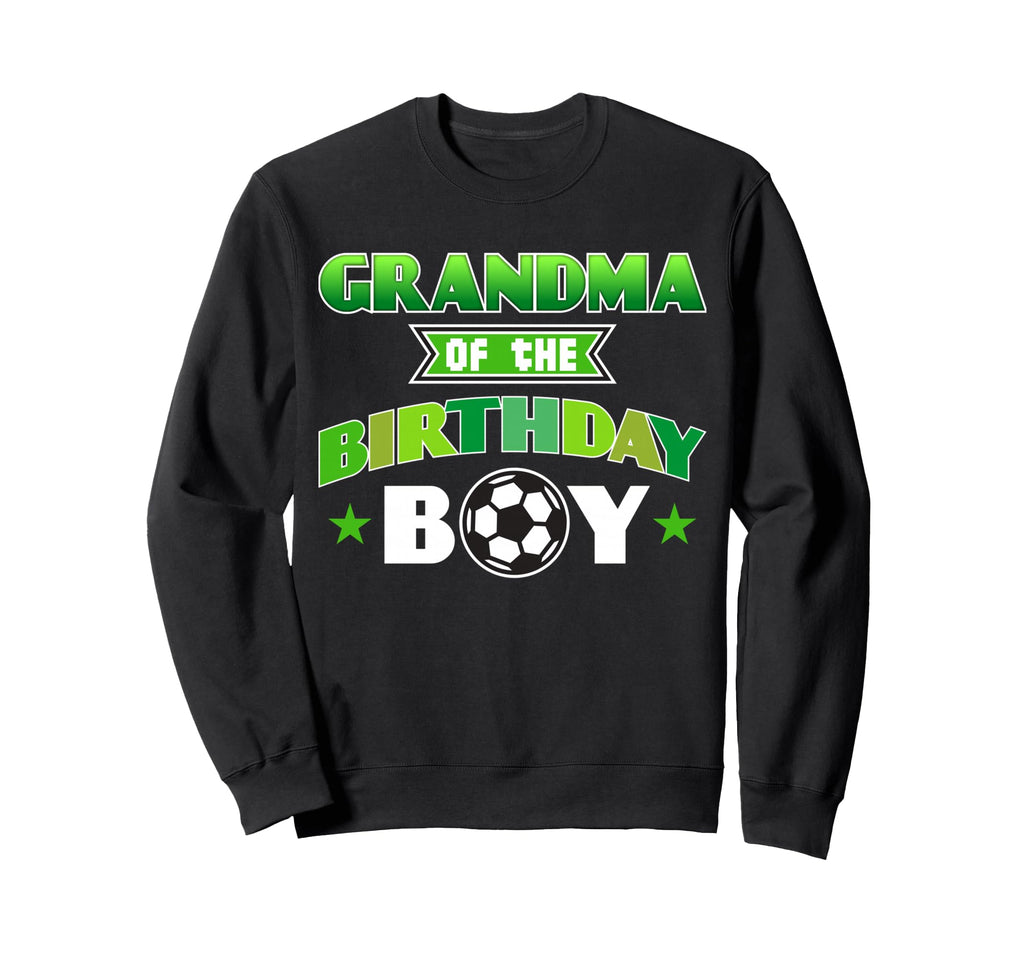 Grandma Birthday Soccer Party Family Love Sweatshirt - Graphic Print Unisex