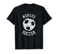 Merced Soccer Distressed 90S T-Shirt - Novelty Apparel for Adults
