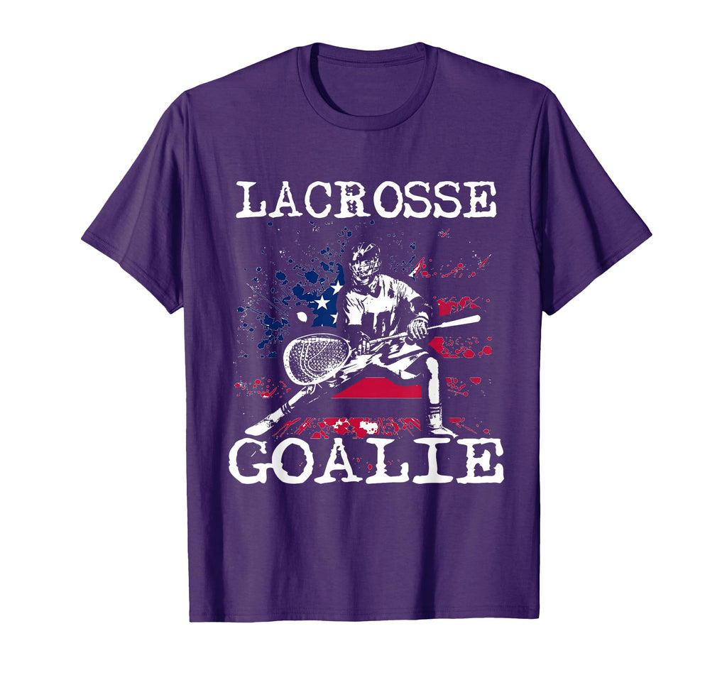 Lacrosse Goalie Lax Goalkeeper T-Shirt - Unique Graphic for Adults