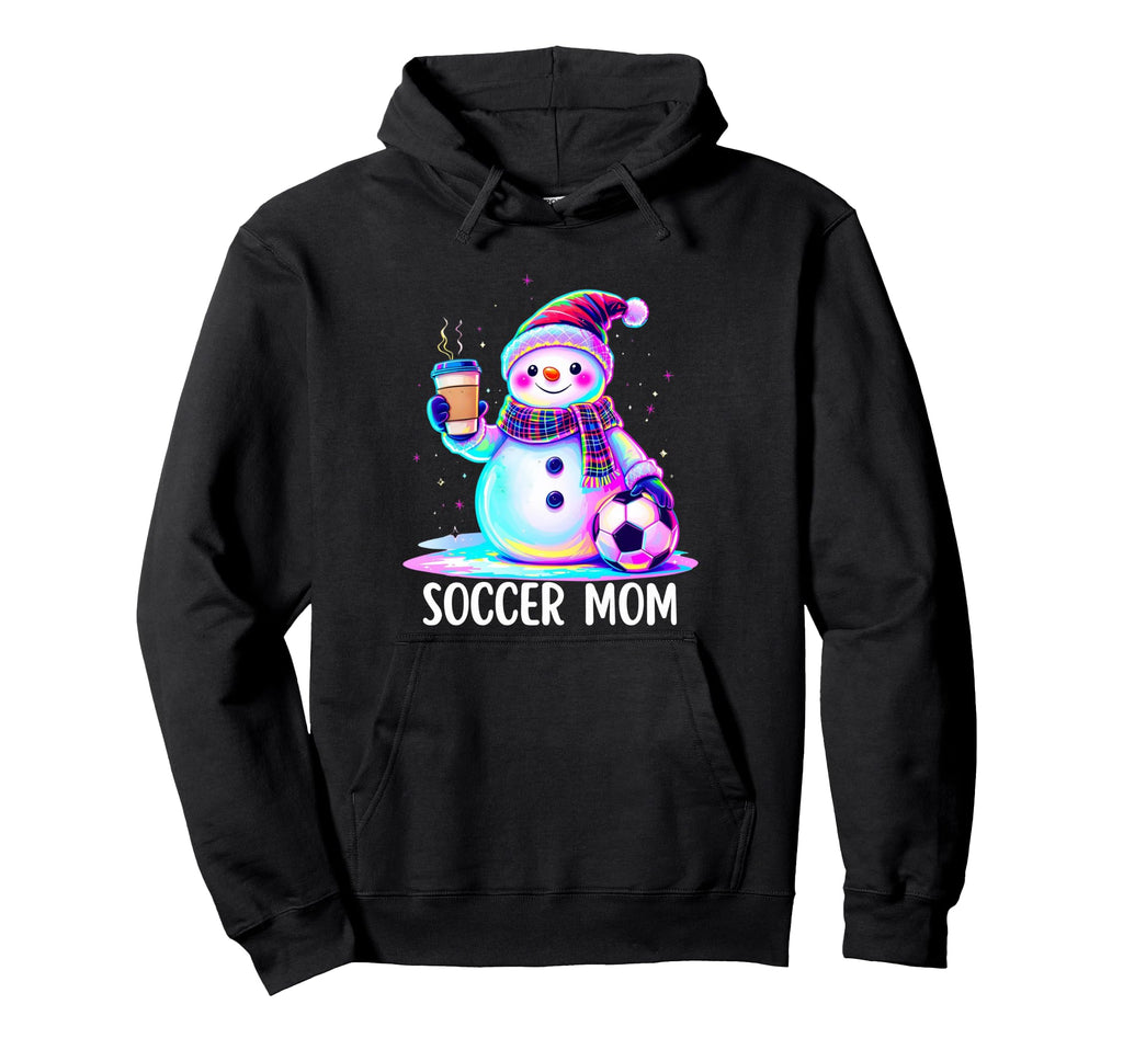 Soccer Mom Coffee Lover Soccer Hoodie - Fun Novelty Design for Adults