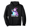 Soccer Mom Coffee Lover Soccer Hoodie - Fun Novelty Design for Adults