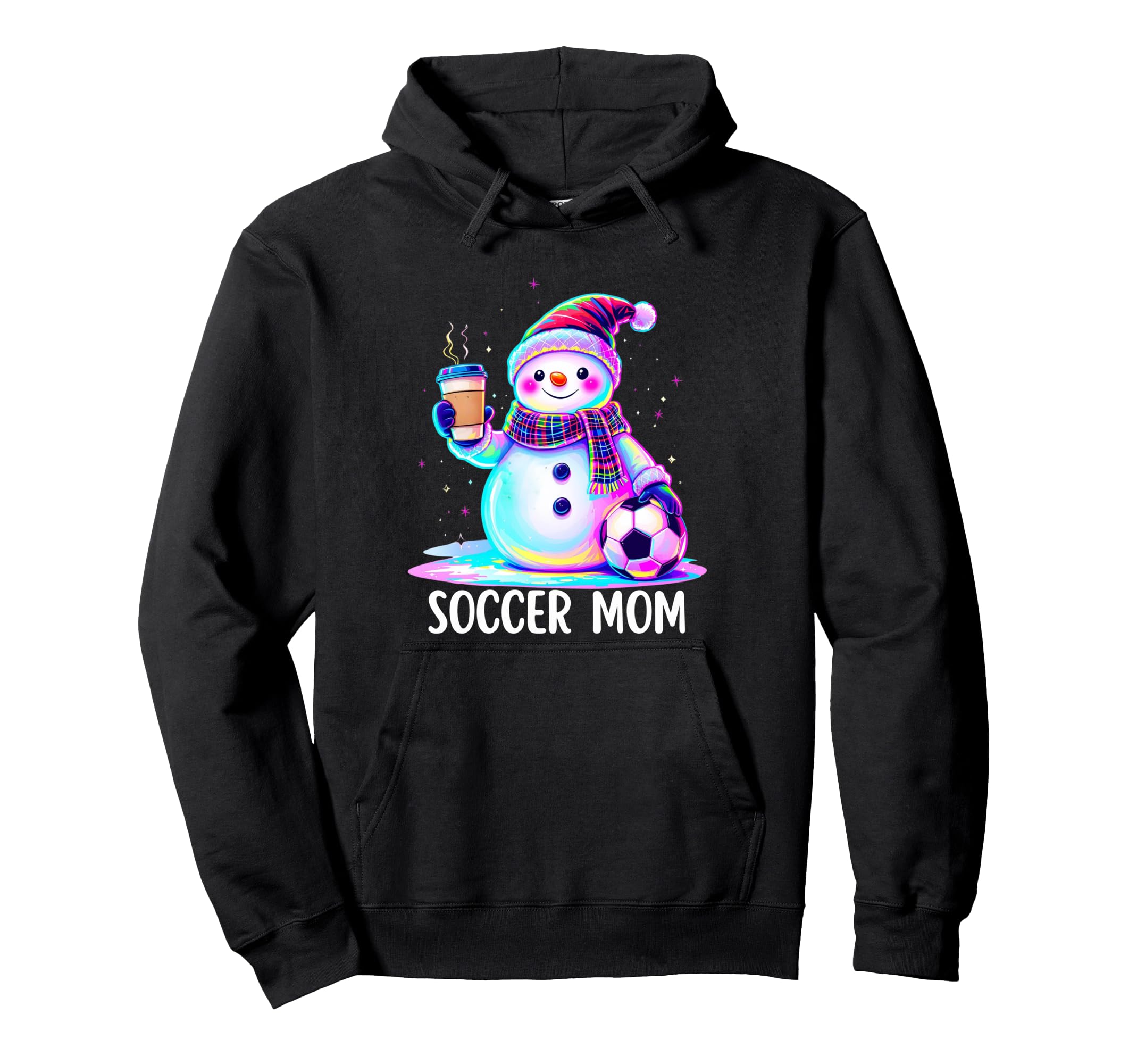 Soccer Mom Coffee Lover Soccer Hoodie - Fun Novelty Design for Adults