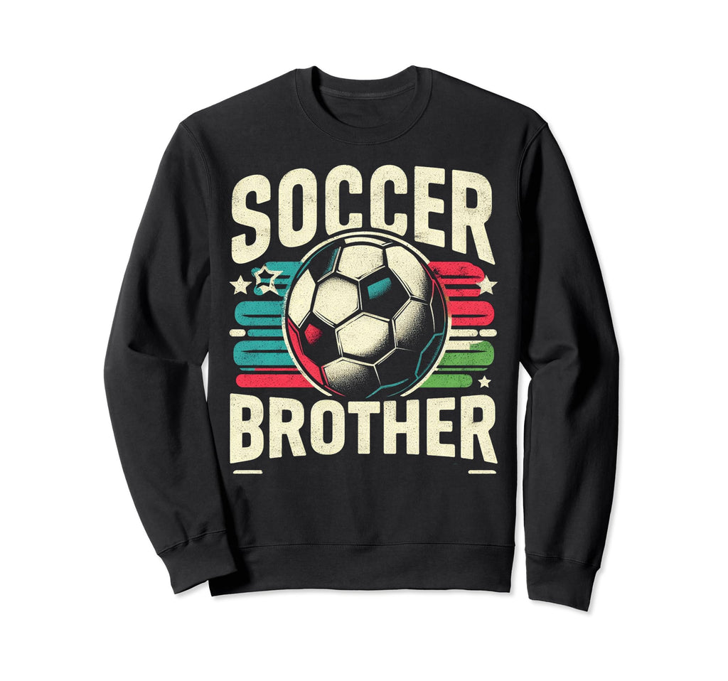 Soccer Brother Family Matching Team Sweatshirt - Minimalist Print Unisex