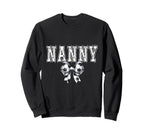 Coquette Soccer Nanny Spirit Sweatshirt - Graphic Print for Adults