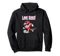 Valentine Gift Soccer Heart Sport Hoodie - Custom Art Print Unisex