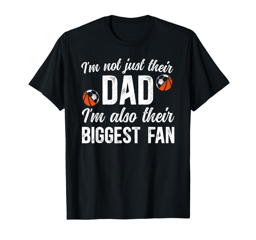Their Biggest Fan Soccer Basketball T-Shirt - Streetwear Style for Adults