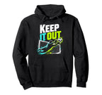 Keep It Out Soccer Goalkeeper Fan Hoodie - Minimalist Print Men Women