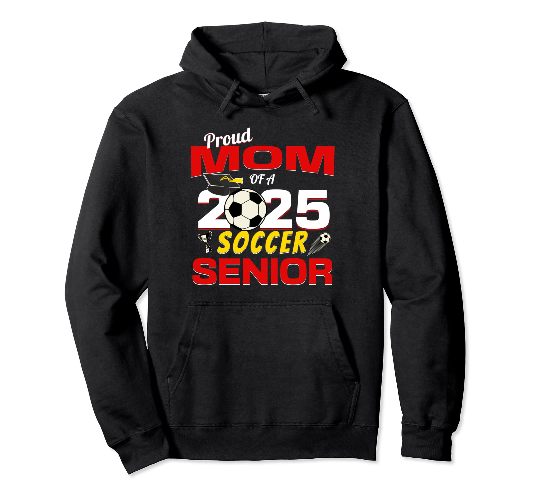 Senior Mom 2025 Proud Mom 2025 Senior Hoodie - Custom Art Print Unisex