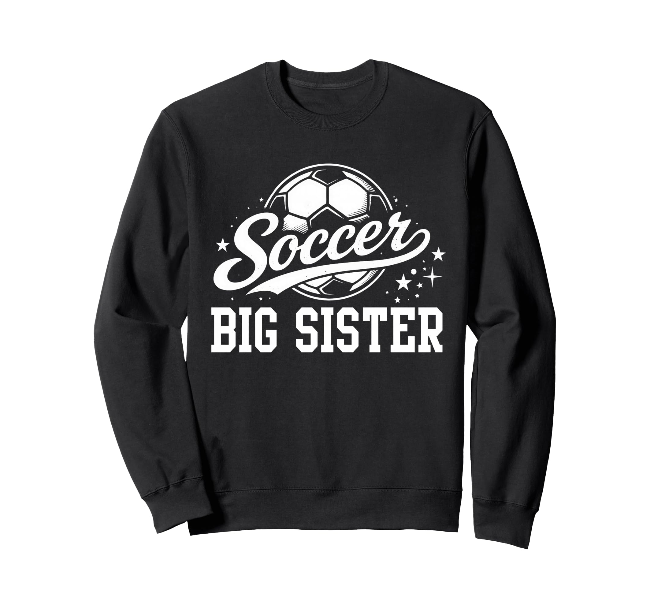 Soccer Big Sister Soccer Ball Sweatshirt - Streetwear Style Men Women