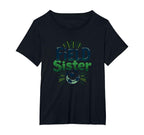 Field Sister Soccer Sibling Pride T-Shirt - Novelty Apparel for Adults