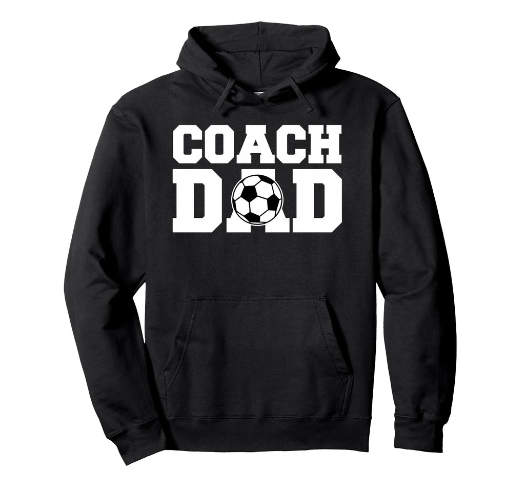 Coach Dad Soccer Dad Soccer Coach Hoodie - Minimalist Print for Adults