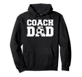 Coach Dad Soccer Dad Soccer Coach Hoodie - Minimalist Print for Adults