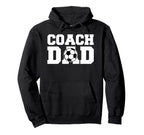 Coach Dad Soccer Dad Soccer Coach Hoodie - Minimalist Print for Adults