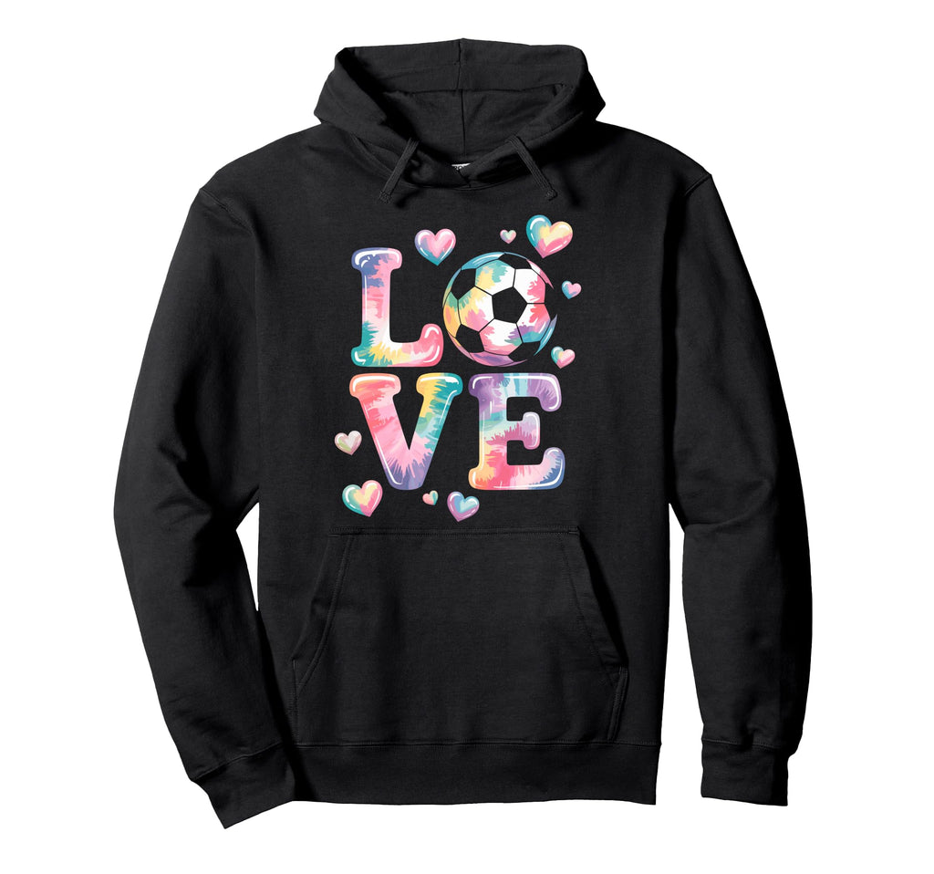 I Love Soccer Goalie Player Fan Game Day Hoodie - Aesthetic Graphic Unisex