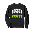 Soccer Soccer Player Soccer Sweatshirt - Graphic Print for Adults