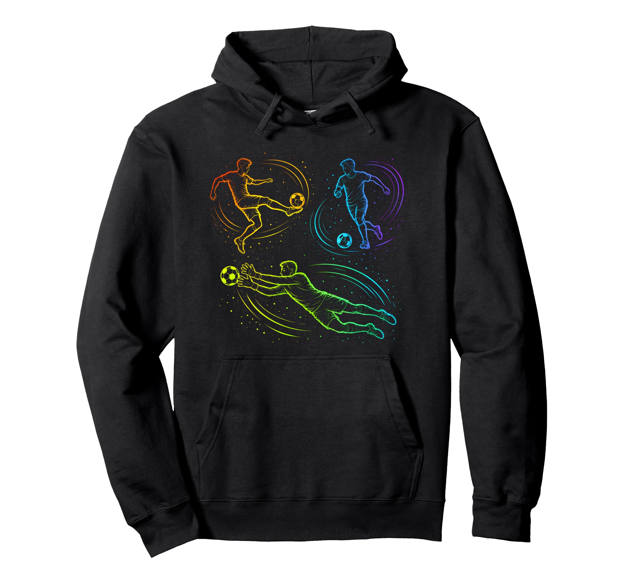 Soccer Goalie Player Sports Hoodie - Minimalist Print Men Women