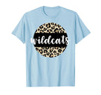 Leopard Wildcats Team Mascot School T-Shirt - Aesthetic Graphic Unisex