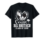 Senior Big Brother Class 2026 Soccer T-Shirt - Graphic Print Unisex