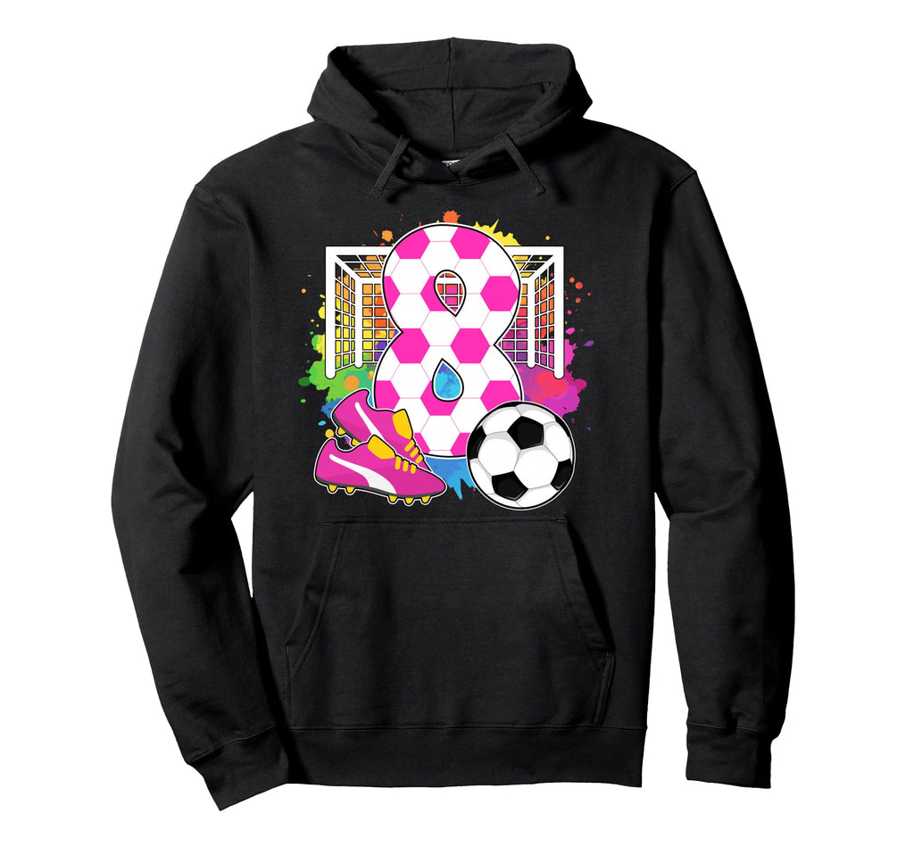 8 Years Old Birthday 8Th Birthday Hoodie - Custom Art Print for Adults