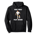 Real Play Football Football Girlie Hoodie - Fun Novelty Design Men Women