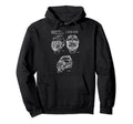 Hockey Goalkeeper Mask 1995 Patent Ice Hoodie - Trendy Graphic for Adults