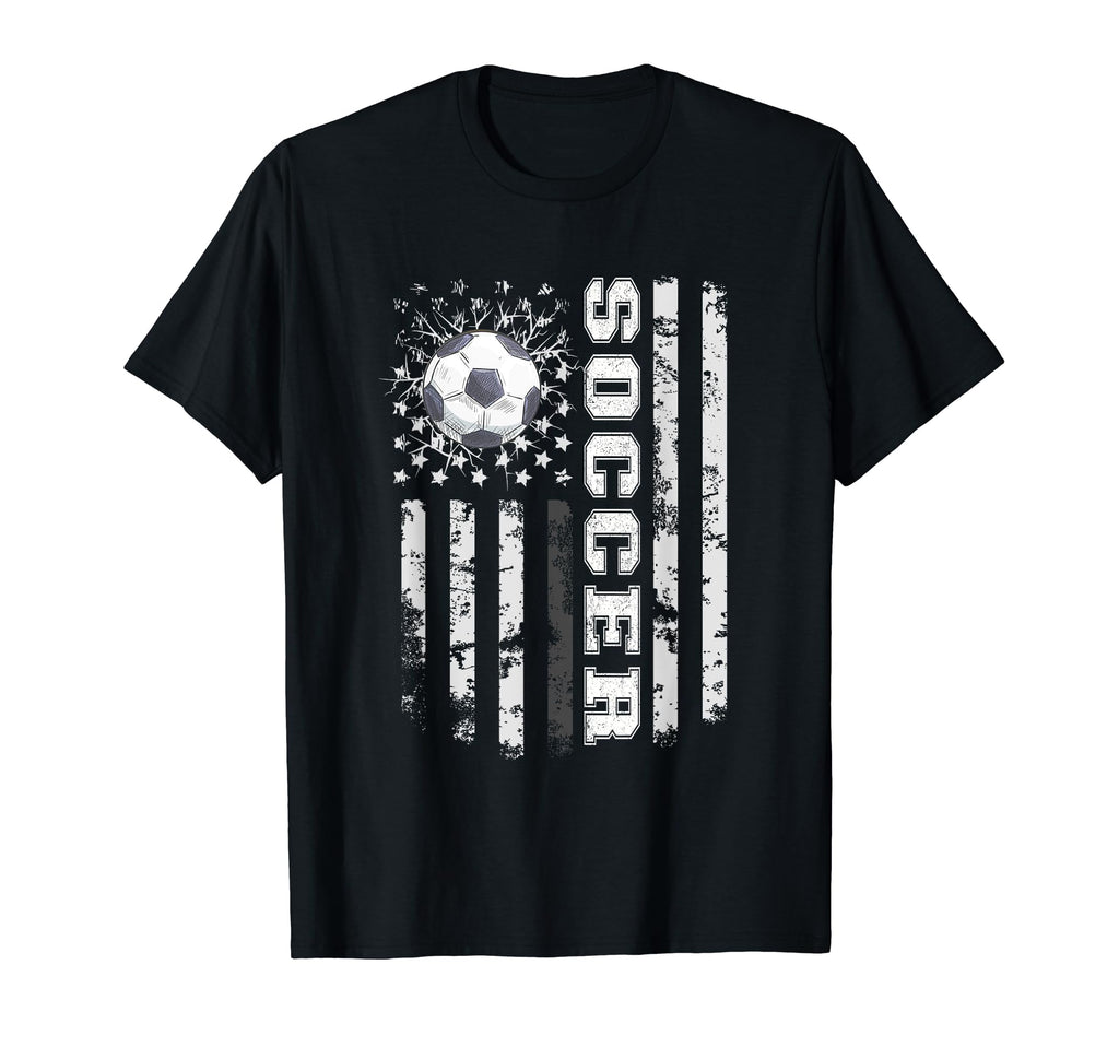 Soccer Usa Us Flag Soccer Coach T-Shirt - Streetwear Style for Adults