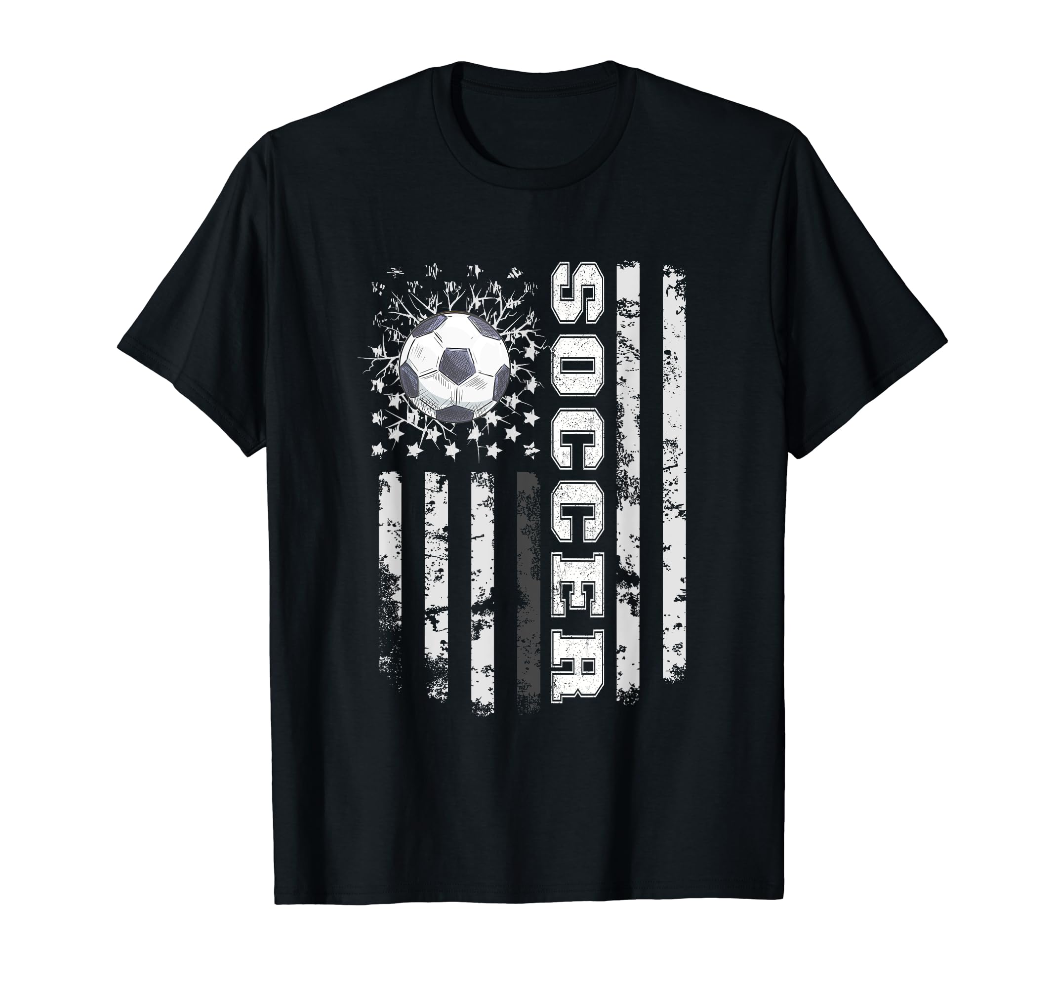 Soccer Usa Us Flag Soccer Coach T-Shirt - Streetwear Style for Adults