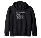Sarcastic Husband Dad Goalie Legend Gifts T-Shirt - Custom Art Print Unisex