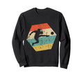 Soccer Distressed Hexagon Soccer Sweatshirt - Streetwear Style for Adults