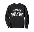 Soccer Mom Funny Soccer Player Sweatshirt - Minimalist Print for Adults