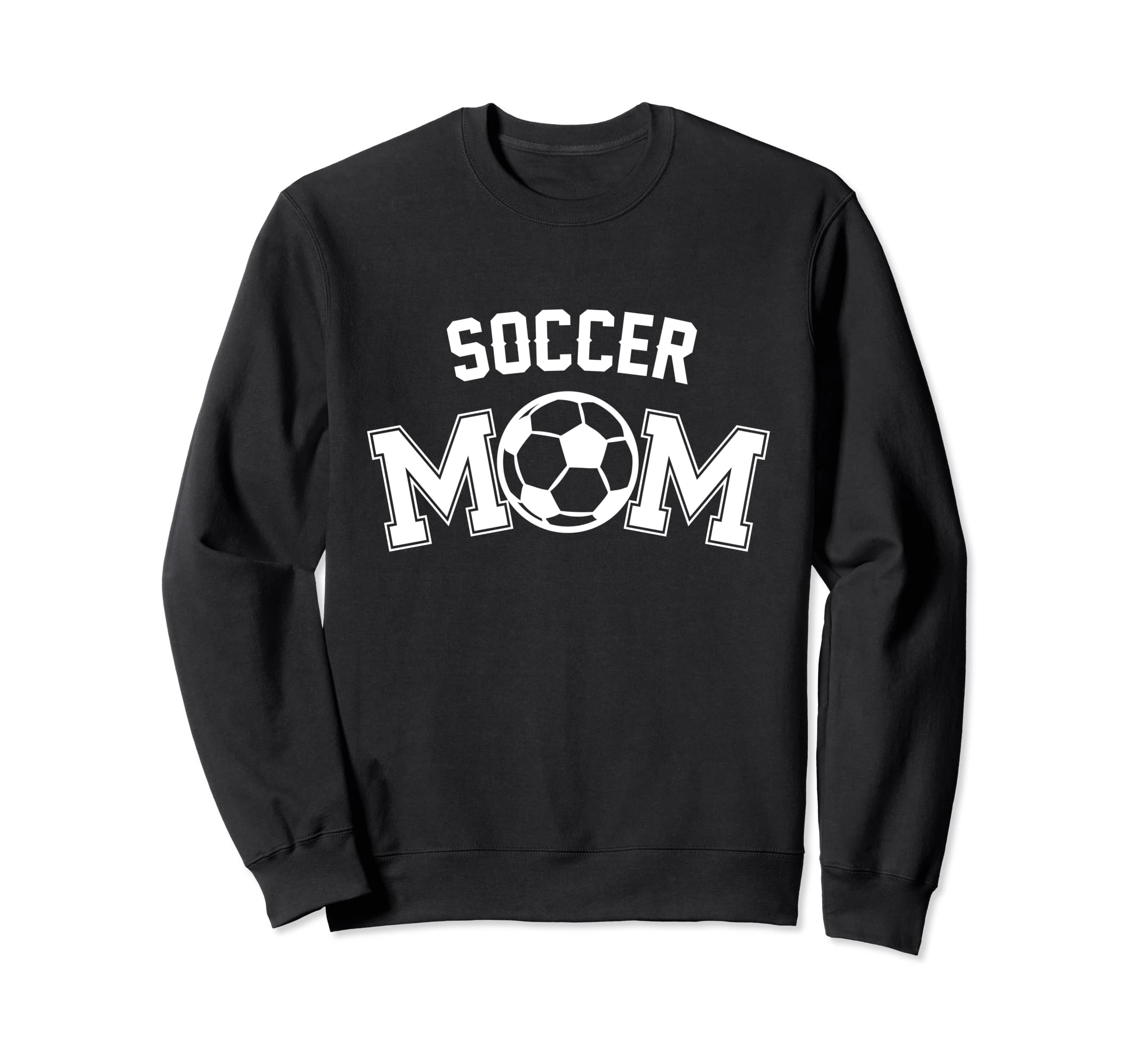 Soccer Mom Funny Soccer Player Sweatshirt - Minimalist Print for Adults