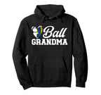 Ball Grandma Heart Volleyball Soccer Hoodie - Casual Everyday Wear Unisex