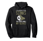 My Attitude Stinks Gloves Soccer Hoodie - Minimalist Print Men Women