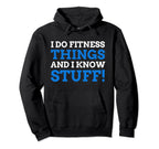 Athletics Fitness Coach Gifts Funny Hoodie - Fun Novelty Design Men Women