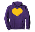 Orlando Soccer City Fan Color Heart Hoodie - Novelty Apparel Unisex