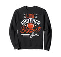 Little Brother Biggest Fan Sweatshirt - Custom Art Print for Adults