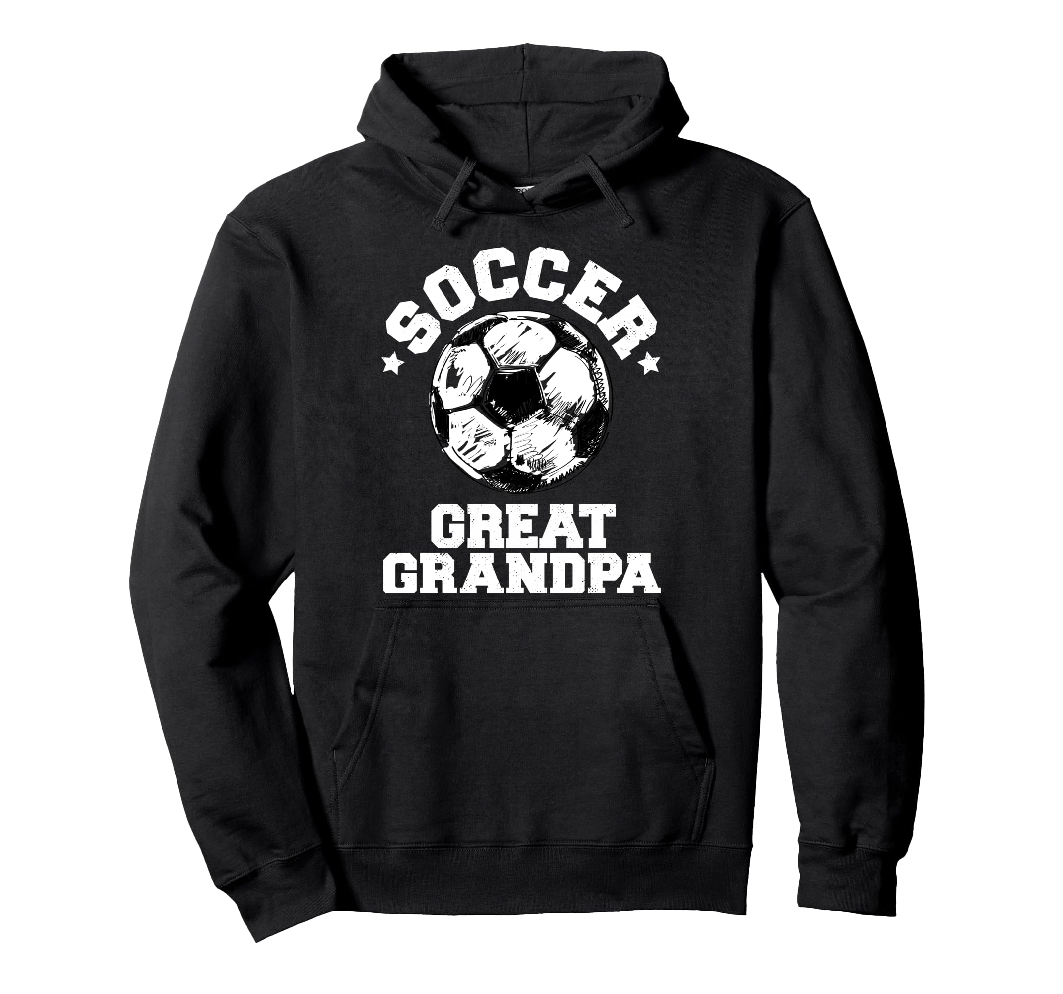 Soccer Great Grandpa Soccer Ball Hoodie - Aesthetic Graphic Men Women
