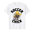 Soccer Chick Soccer Player Soccer T-Shirt - Unique Graphic Unisex