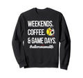 Softball Soccer Mom Game Day Proud Ball Sweatshirt - Unique Graphic Unisex