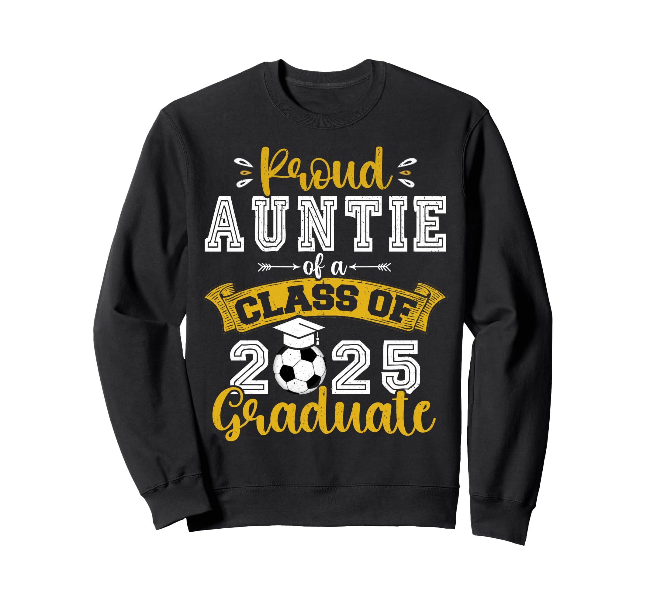 Proud Auntie Class 2025 Graduate Sweatshirt - Aesthetic Graphic Men Women